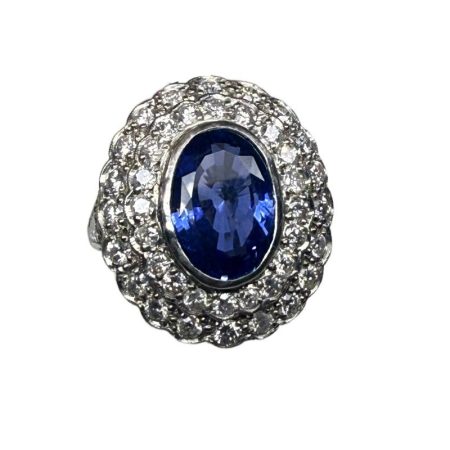 Sapphire White Gold Ring