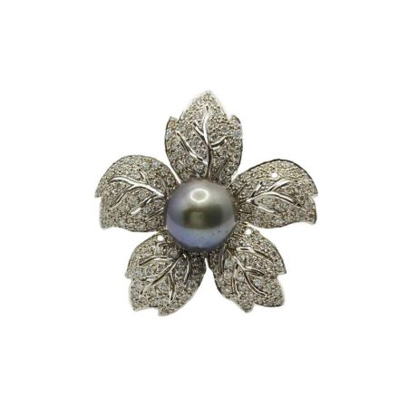 White Gold Flower Ring
